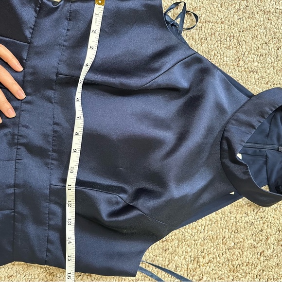 Eliza J Nordstrom brand cocktail navy size 8 petite - Picture 9 of 9